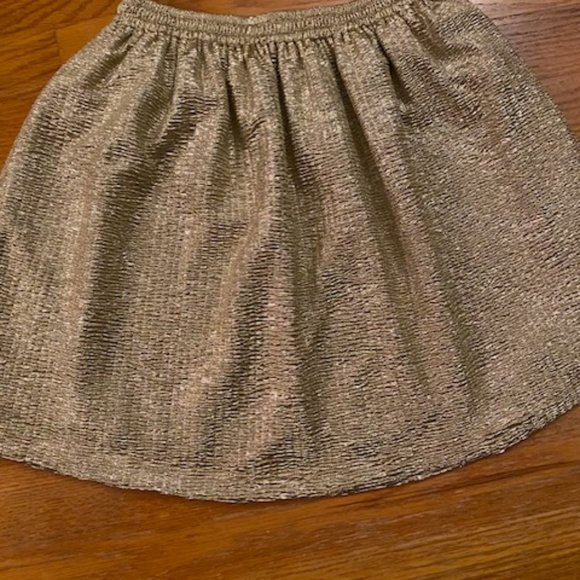 ruby and bloom girls skirt sparkly gold - size 10/12 - Picture 5 of 7